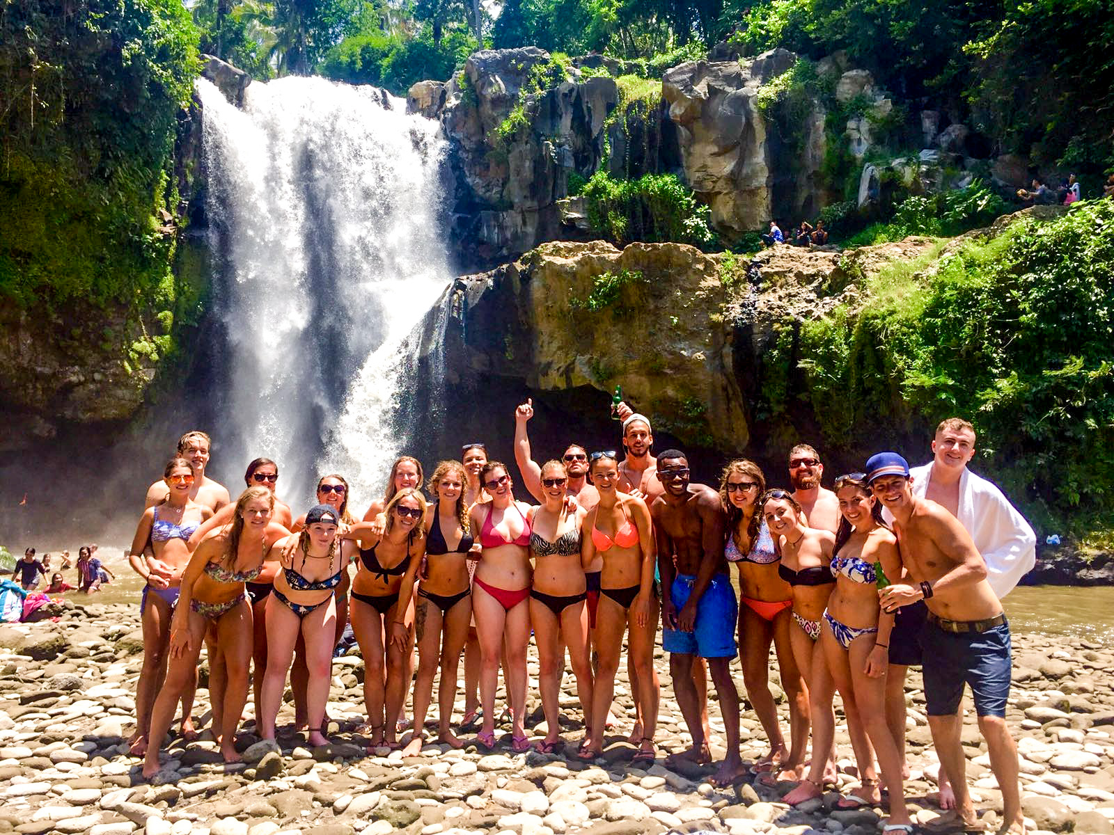 chasing waterfalls in Bali