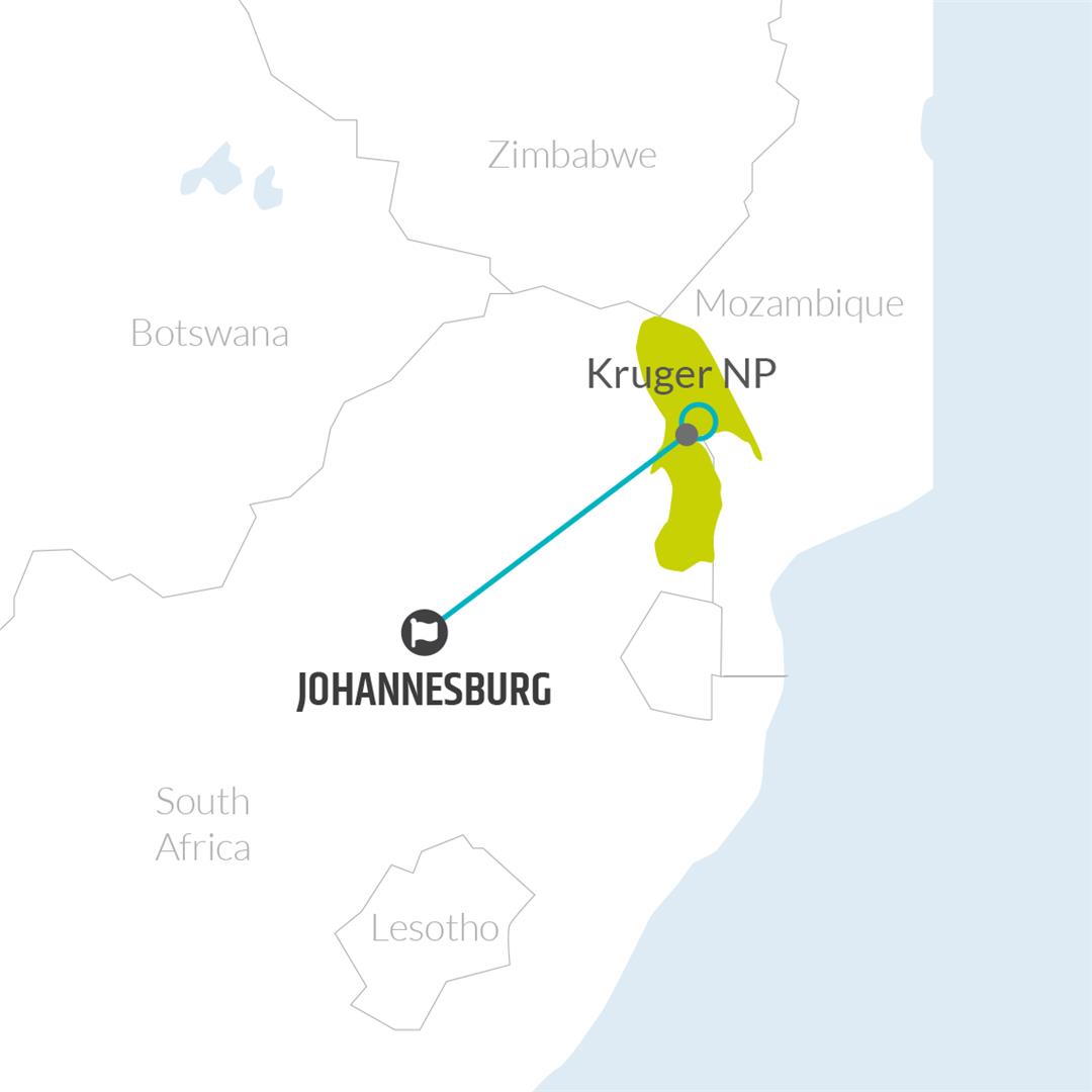 3 Day Kruger National Park Map