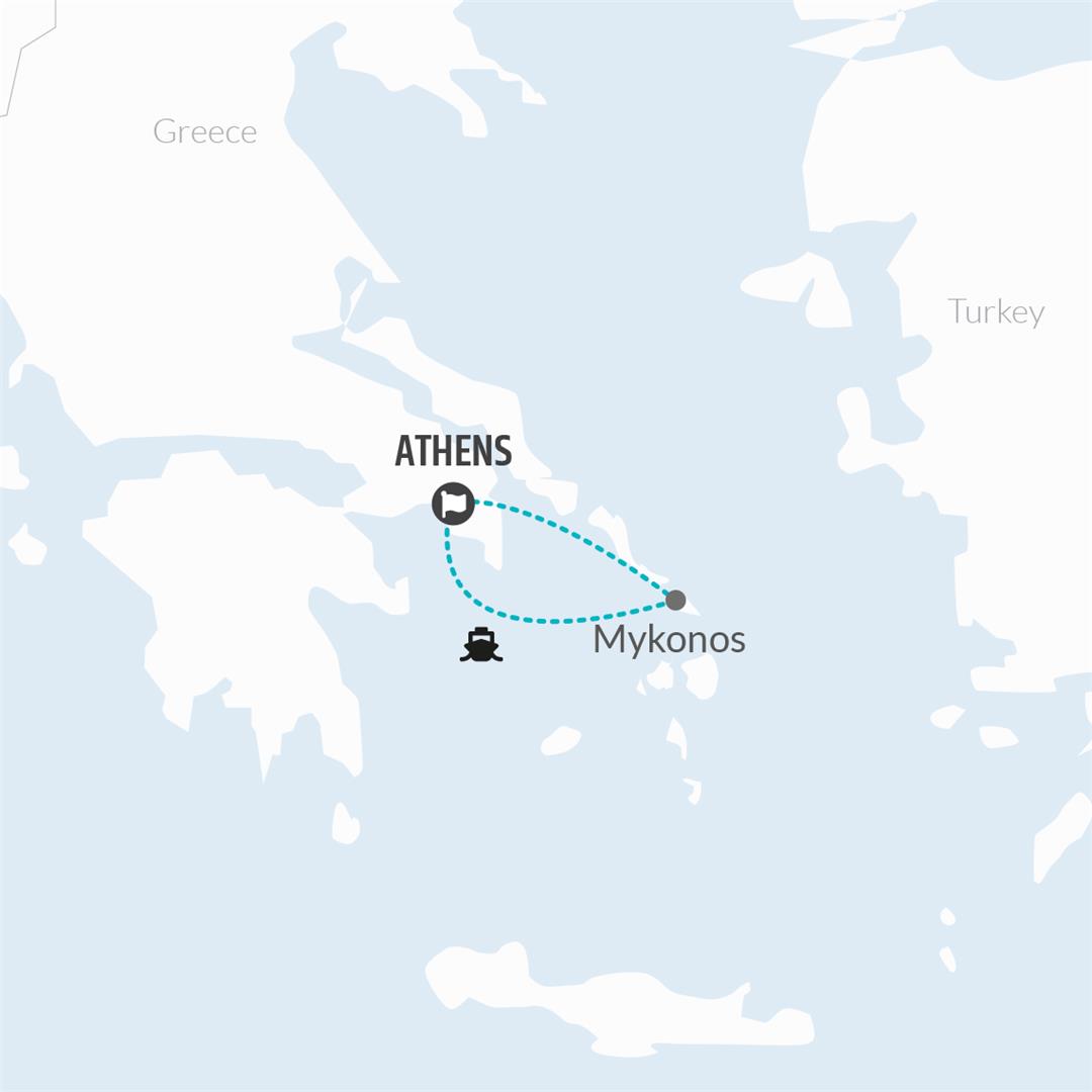 7 Day Mykonos Experience Map